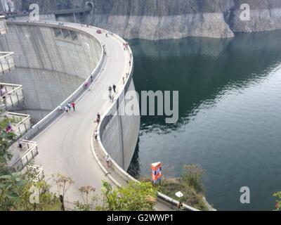 Lac Vidraru à Fagaras Banque D'Images