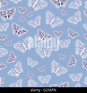 Butterflies background Illustration de Vecteur