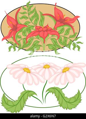 Fleurs Illustration de Vecteur