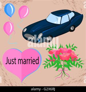 Mariage Illustration de Vecteur