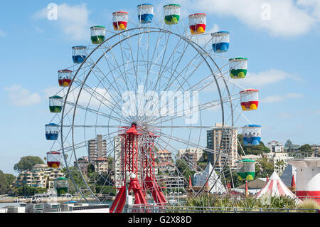 Grande Roue à Luna Park Sydney, Milsons Point, Sydney, New South Wales, Australia Banque D'Images