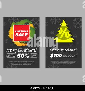 Bannière de nouvel an Illustration de Vecteur