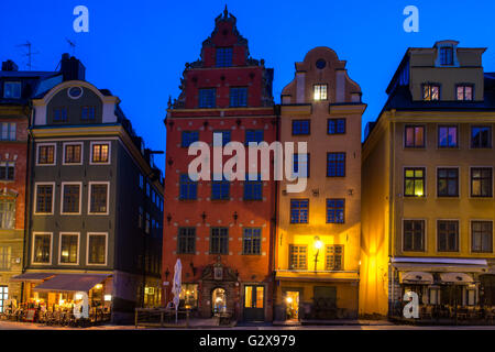 Stortorget, Gamla Stan, Stockholm, Suède Banque D'Images