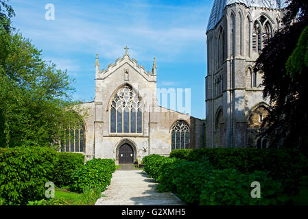 L'église St Mary, Long Sutton, Lincolnshire, Angleterre, Royaume-Uni Banque D'Images