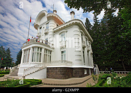 Le kiosque d'Ataturk (ancien 'Kapayiannides Mansion'), région de la mer Noire, Trabzon, Turquie Banque D'Images