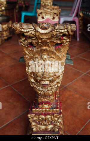 Instruments de musique percussive traditionnelle balinaise 'instruments de gamelan' musique d'ensemble, Ubud, Bali, Indonésie. Banque D'Images