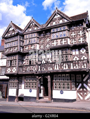 L'hôtel Feathers le long de Bull Ring, Ludlow, Shropshire, Angleterre, Royaume-Uni, Europe de l'Ouest. Banque D'Images