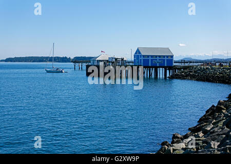 Sidney, Colombie-Britannique waterfront Banque D'Images