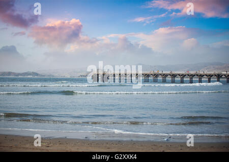 Lima, Pérou. Circuito de Playas de plage (circuit) Banque D'Images