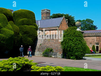 Dans Ayscoughfee topiaire Hall, Spalding, Lincolnshire, Angleterre, Royaume-Uni Banque D'Images