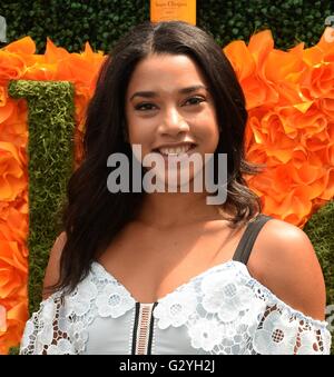 Jersey City, NJ, USA. 4 juin 2016. au niveau des arrivées pour la 9e édition Veuve Clicquot Polo Classic, Liberty State Park, Jersey City, NJ, le 4 juin 2016. © Eli Winston/Everett Collection/Alamy Live News Banque D'Images