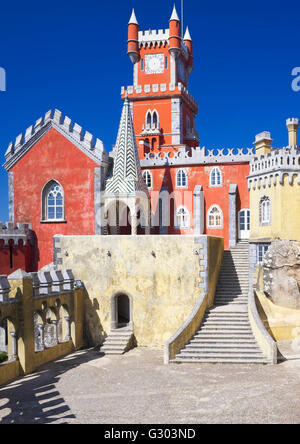 Palais National de Pena, palace, Sintra, Portugal Banque D'Images