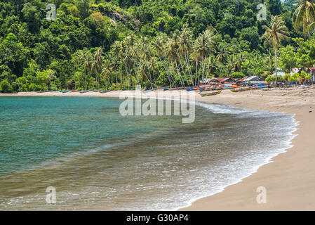 Sungai Pinang, un village de pêcheurs près de Padang à l'Ouest de Sumatra, Indonésie, Asie du Sud, Asie Banque D'Images