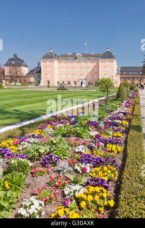 Schloss Schwetzingen Palace, jardin baroque, Schwetzingen, Baden-Wurttemberg, Germany, Europe Banque D'Images