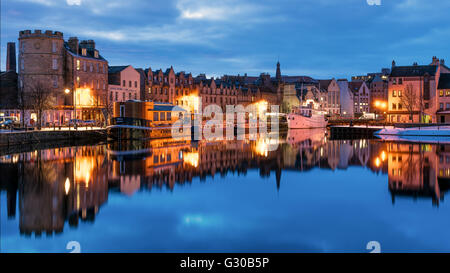 La Rive, Leith, Edinburgh, Ecosse, Royaume-Uni, Europe Banque D'Images