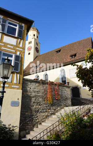 Église Michaelskirche, Allemagne, Bade-Wurtemberg, Schwäbische Alb, Jura souabe, Heidenheim an der Brenz Banque D'Images