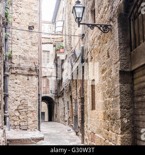 Village médiéval de Volterra, Province de Pise, Toscane, Italie Banque D'Images