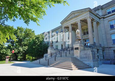 Le campus de l'Université de l'Iowa à Ames, Iowa Banque D'Images