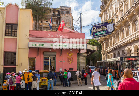 Floridita Havane Cuba Amérique Centrale Banque D'Images