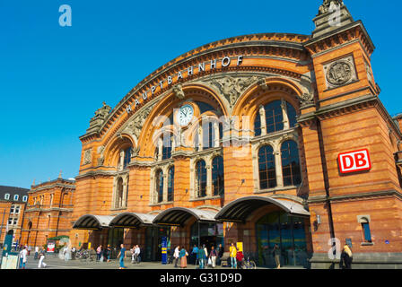 Hauptbahnhof, la gare principale, Bahnhofsvorstadt, Brême, Allemagne Banque D'Images