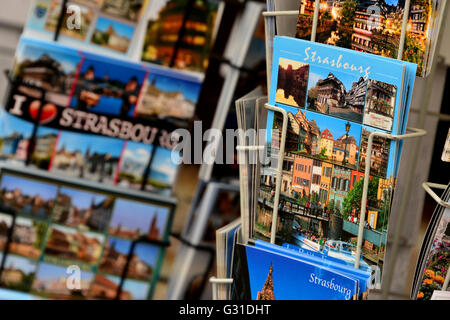 Strasbourg, France, Strasbourg cartes postales Banque D'Images