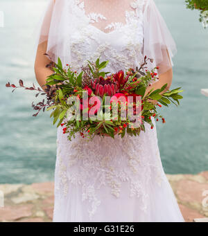 bouquet de mariée Banque D'Images