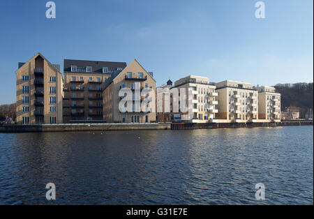 Potsdam, Allemagne, Speicherstadt donnant sur le projet immobilier Potsdam Banque D'Images