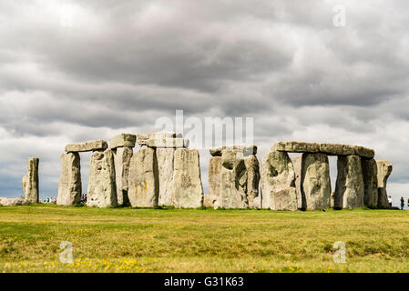 La Préhistoire ancienne Stonehenge Banque D'Images