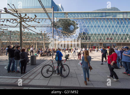 Francfort, Allemagne, les gens de MyZeil Banque D'Images