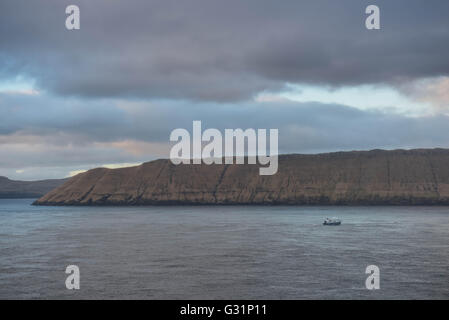 Kuestenlandschaft Thornhaven, Danemark, sur l'île Streymoy Banque D'Images