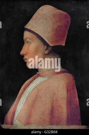 Andrea Mantegna (ca. 1431-1506), Portrait de Francesco Gonzaga (1444-1483), ca. 1461. Banque D'Images
