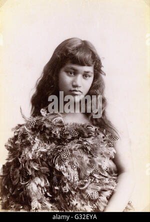 Arthur James Iles - femme maorie, Rotorua, Nouvelle-Zélande - Museum Victoria, Australie Carlton Banque D'Images