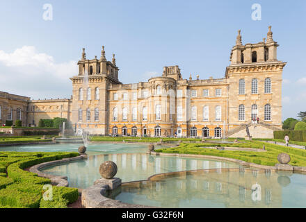 Le Palais de Blenheim, Woodstock, Oxfordshire, England, UK Banque D'Images