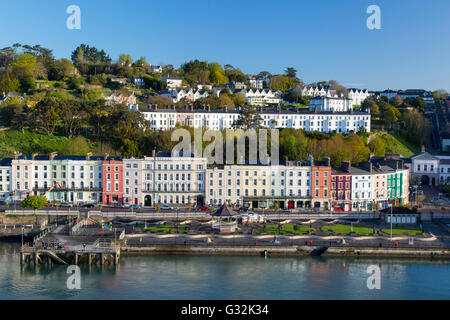 Dock et du front de mer à Cobh, République d'Irlande Banque D'Images