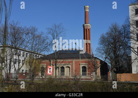 Altes Pumpwerk, Hallesches Ufer, Kreuzberg, Berlin, Deutschland Banque D'Images