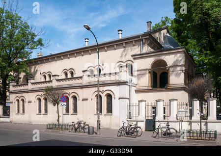 Synagogue Temple juif de Kazimierz de Cracovie, Pologne . C'est aussi un centre de la culture juive. Banque D'Images