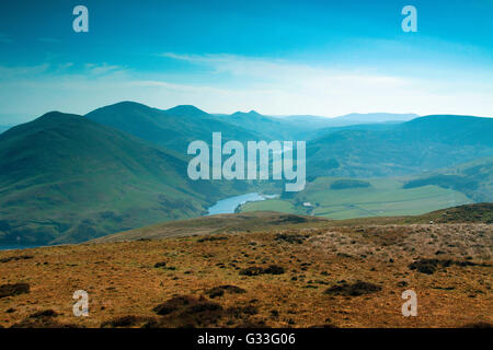 La colline de Glencorse, Turnhouse, Carnethy Hill et droit de l'échaudure Castlelaw Hill, les collines de Pentland, le Parc Régional Pentland Hills Banque D'Images