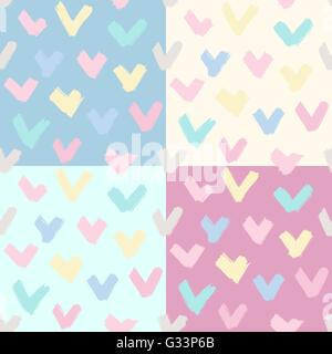 Seamless pattern coups de pinceau Illustration de Vecteur