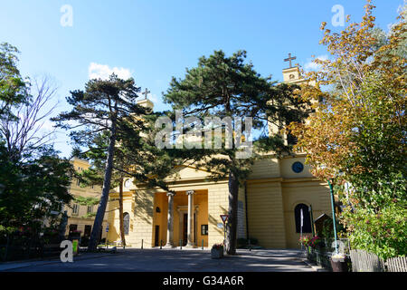 L'église paroissiale catholique St . Jean le Baptiste, l'Autriche, Niederösterreich, Autriche, Wienerwald, Hinterbrühl Banque D'Images