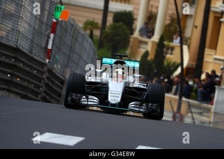 Lewis Hamilton (GBR), l'équipe Mercedes AMG F1, Gp Monaco 2016 Banque D'Images