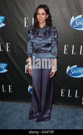 West Hollywood, CA, USA. 7 juin, 2016. 07 juin 2016 - West Hollywood, Californie - Kristen Wiig. ELLE accueille les femmes dans la comédie mettant en vedette couverture Juillet stars Leslie Jones, Melissa McCarthy, Kate McKinnon et Kristen Wiig a tenu à HYDE Coucher du soleil : des cocktails. Crédit photo : F. Sadou/AdMedia © F. Sadou/AdMedia/ZUMA/Alamy Fil Live News Banque D'Images