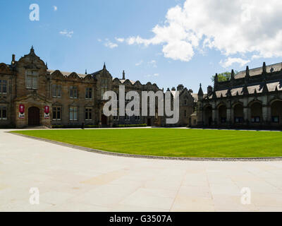 La Chapelle St Salvator Quadrangle et à l'Université de St Andrews Écosse Fife United College of St Salvator et St Leonard connu comme Sallies Quad Banque D'Images