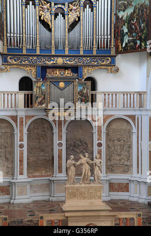 Germany, Bavaria, Augsbourg, St Anne's Church, de l'intérieur, Banque D'Images