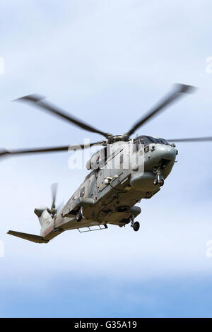 Royal Navy Fleet Air Arm (AW101 d'AgustaWestland EH Industries) EH-101 Merlin HM.1 ZH858 Banque D'Images