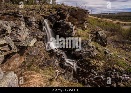 Fossen cascade de Grand Gaube, Norvège Banque D'Images