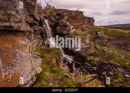 Fossen cascade de Grand Gaube, Norvège Banque D'Images