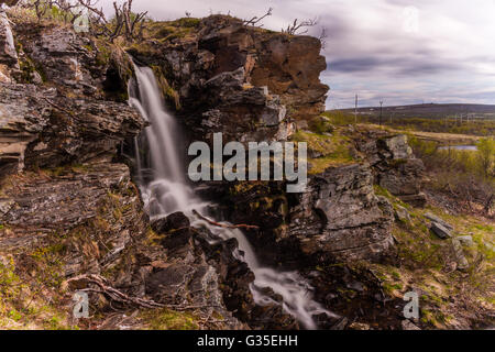 Fossen cascade de Grand Gaube, Norvège Banque D'Images