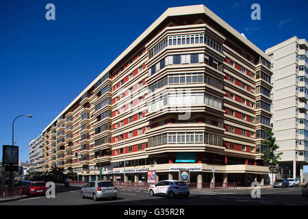 Avenida Rafael Cabrera, quartier Vegueta, Las Palmas de Gran Canaria, Gran Canaria island, archipel des Canaries, l'Espagne, l'Europe Banque D'Images