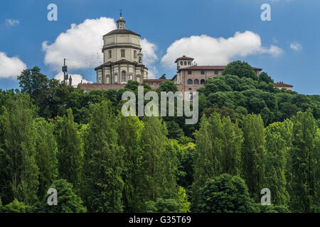 Eglise Santa Maria del Monte, Turin, capitale de la région du Piémont, en Italie. Banque D'Images