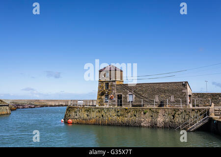 La Watch Tower, Port de Holyhead, Anglesey, au nord du Pays de Galles UK Banque D'Images